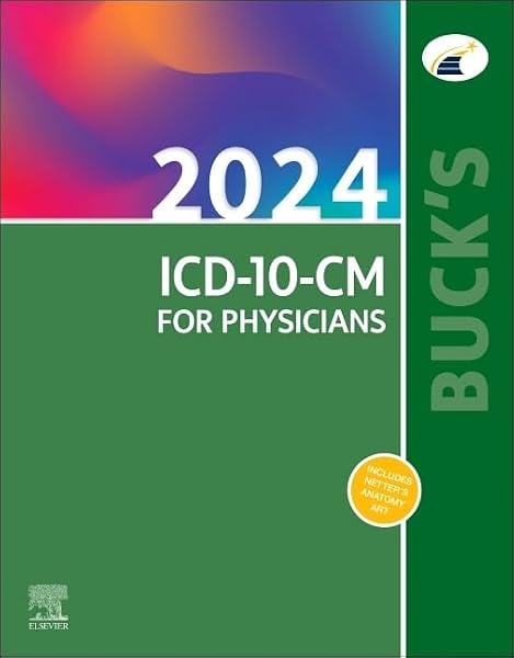 Cover of Buck's 2024 ICD-10-CM for Physicians