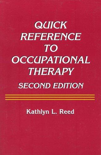 Cover of Quick Reference to Occupational Therapy