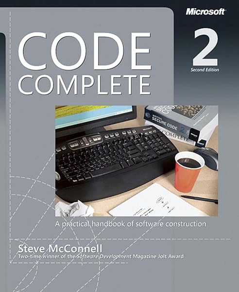 Cover of Code Complete: A Practical Handbook of Software Construction, Second Edition