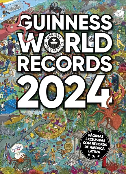 Cover of Guinness World Records 2024: con récords de América Latina (Edición Latinoamericana) (Spanish Edition)