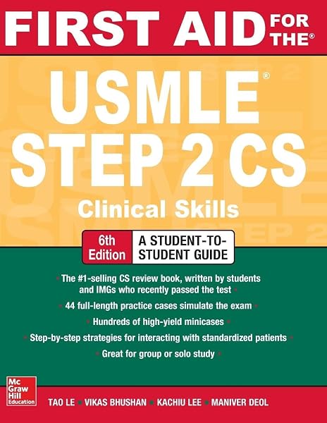 Cover of First Aid for the USMLE Step 2 CS, Sixth Edition