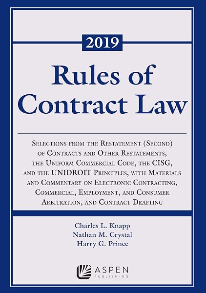 Cover of Rules of Contract Law 2019 Edition (Supplements)