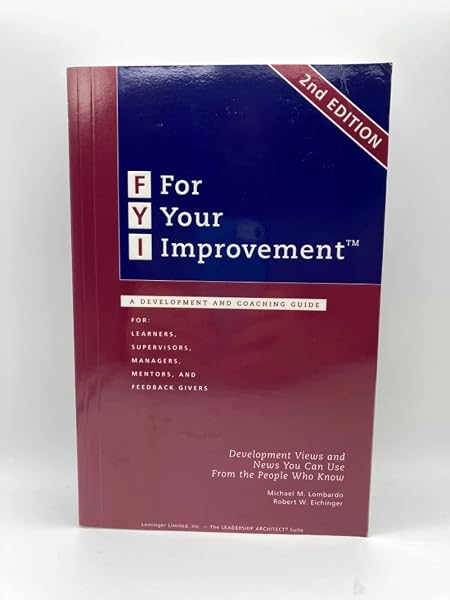 Cover of FYI: For Your Improvement, A Development and Coaching Guide (2nd Edition)