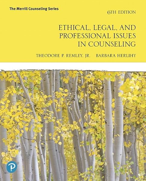 Cover of Ethical, Legal, and Professional Issues in Counseling (The Merrill Counseling)