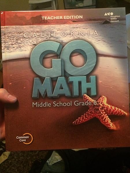 Cover of Teacher Edition Grade 6 2015 (Holt McDougal Go Math!)