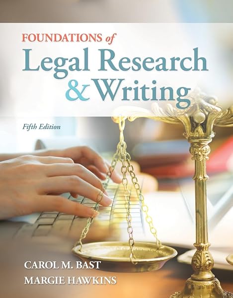 Cover of Foundations of Legal Research and Writing