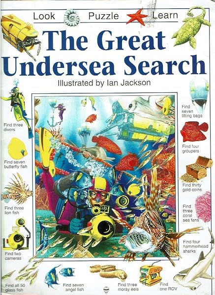 Cover of The Great Undersea Search (Look, Puzzle, Learn)