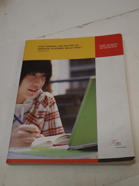 Cover of Study Manual for the Test of Essential Academic Skills, Version 5: Reading, Mathematics, Science, English and Language Usage