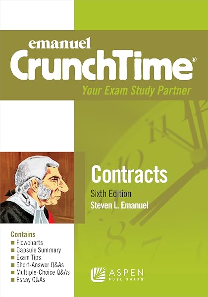 Cover of Emanuel CrunchTime for Contracts