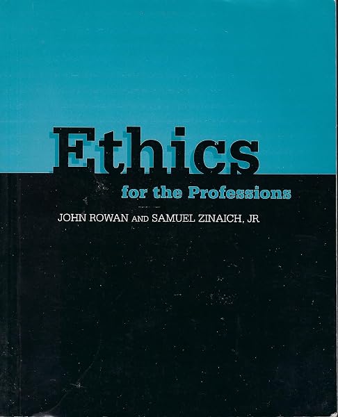 Cover of Ethics for the Professions