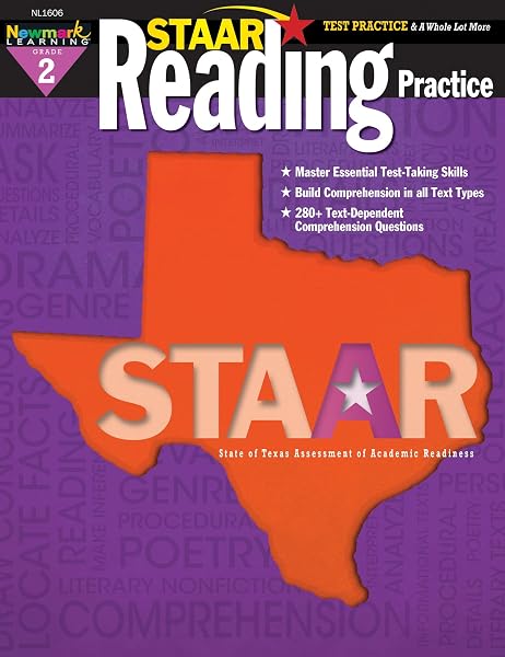 Cover of Newmark Learning Grade 2 STAAR Reading Practice Aid
