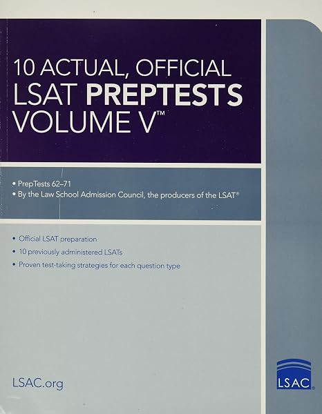 Cover of 10 Actual, Official LSAT Preptests (5) (Lsat Series) Law School Admission Council