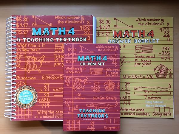 Cover of Math 4: A Teaching Textbook