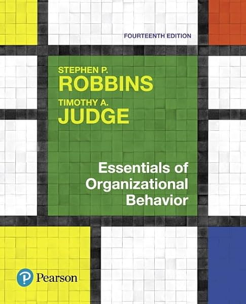 Cover of Essentials of Organizational Behavior