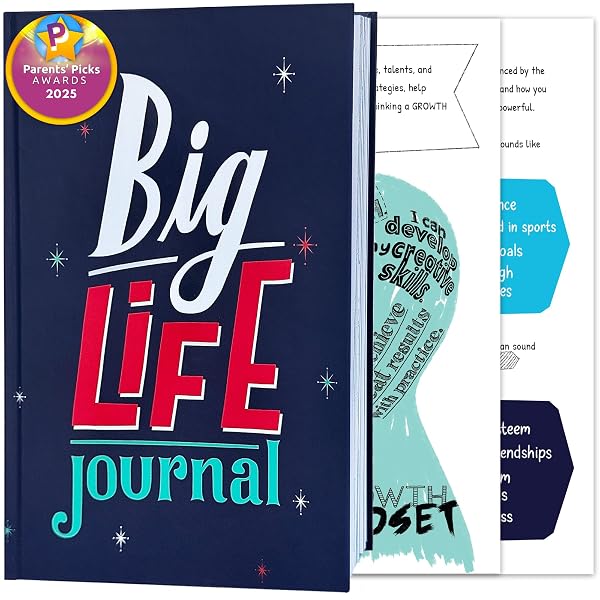 Cover of Big Life Journal – Growth Mindset & Gratitude Journal for Teens and Tweens (Ages 11–17) – Guided Workbook with Prompts, Reflection & Goal-Setting to Build Confidence, Positivity & Resilience – Gift for Teen Boys & Girls
