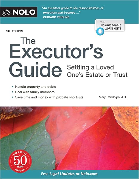 Cover of Executor's Guide, The: Settling a Loved One's Estate or Trust