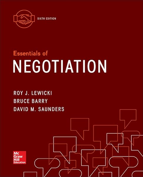 Cover of Essentials of Negotiation