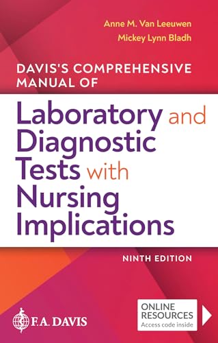 Cover of Davis's Comprehensive Manual of Laboratory and Diagnostic Tests With Nursing Implications