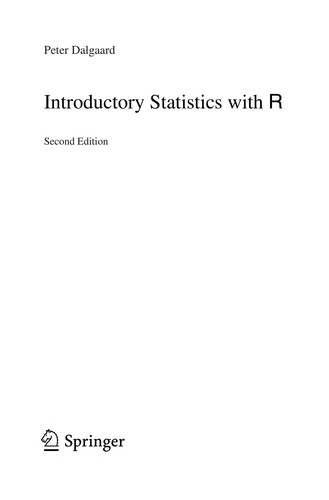 Cover of Introductory Statistics with R (Statistics and Computing)