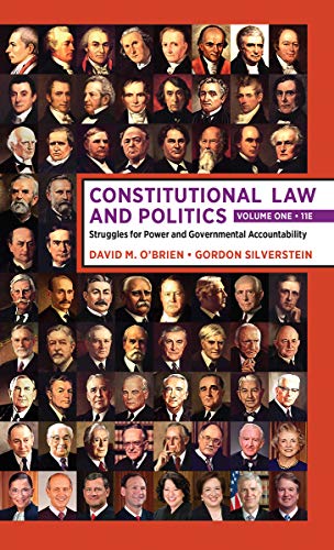 Cover of Constitutional Law and Politics: Volume 1: Struggles for Power and Governmental Accountability
