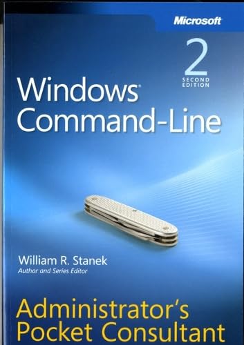 Cover of Windows Command-Line Administrator's Pocket Consultant, 2nd Edition