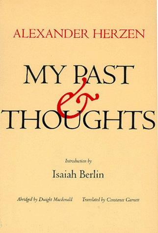 Cover of My Past and Thoughts