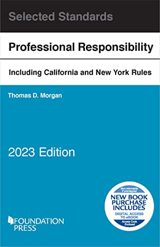 Cover of Model Rules of Professional Conduct and Other Selected Standards, 2023 Edition (Selected Statutes)