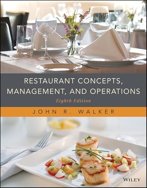 Cover of Restaurant Concepts, Management, and Operations