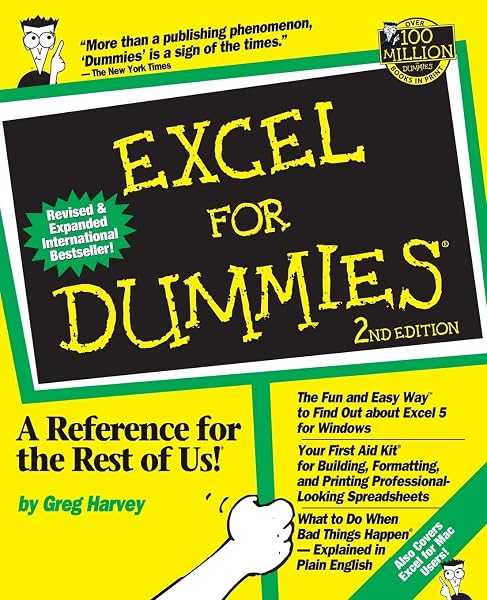 Cover of Excel For Dummies, 2nd Edition: 2nd Edition