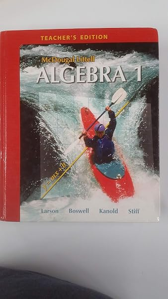 Cover of McDougal Littell Algebra 1: Teacher's Edition 2007