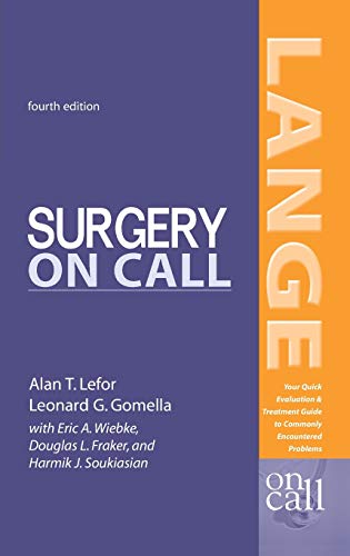 Cover of Surgery On Call, Fourth Edition (LANGE On Call)