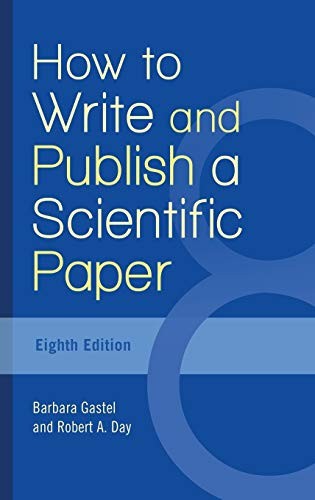 Cover of How to Write and Publish a Scientific Paper