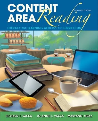 Cover of Content Area Reading: Literacy and Learning Across the Curriculum (11th Edition)