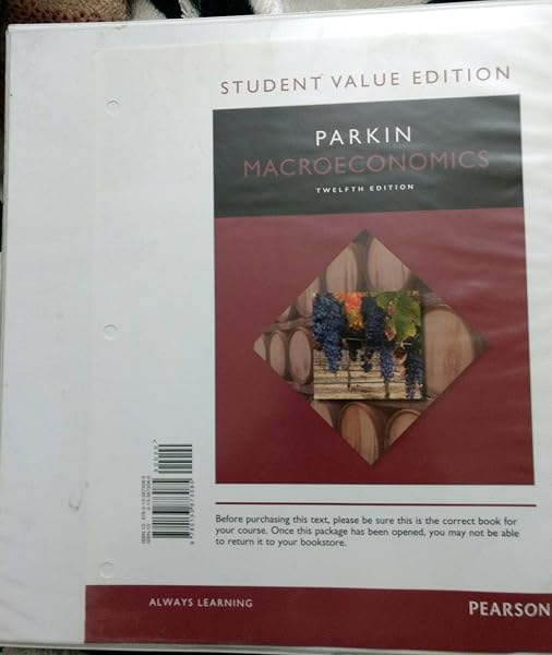 Cover of Macroeconomics, Student Value Edition