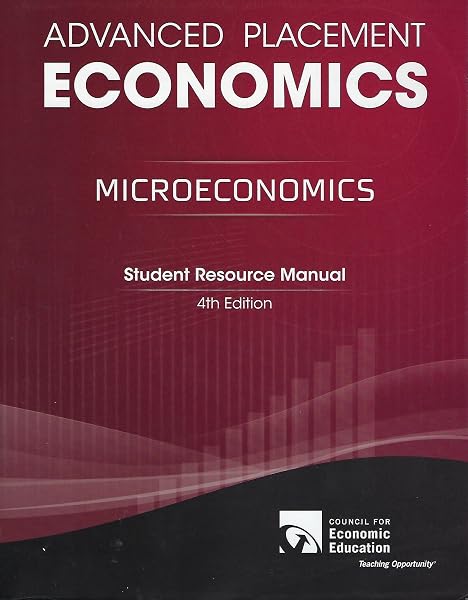Cover of Advanced Placement: Microeconomics: Student Resource Manual