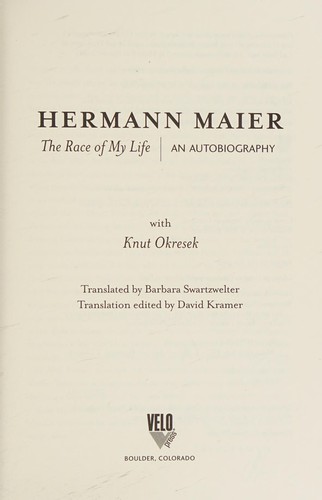 Cover of Hermann Maier: The Race of My Life