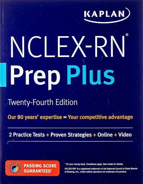 Cover of NCLEX-RN Prep Plus: 2 Practice Tests + Proven Strategies + Online + Video (Kaplan Test Prep)