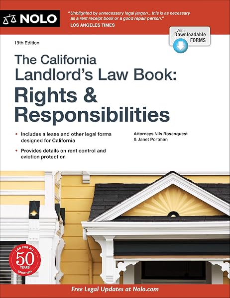 Cover of California Landlord's Law Book, The: Rights & Responsibilities
