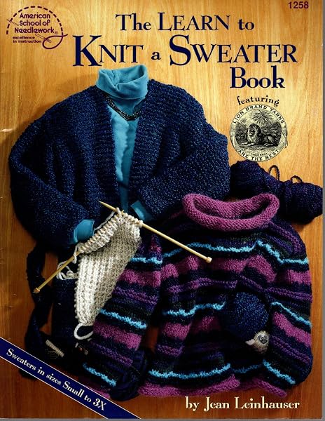 Cover of The Learn to Knit a Sweater Book
