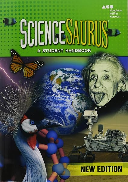 Cover of Sciencesaurus: Student Handbook (Softcover) Grades 6-8