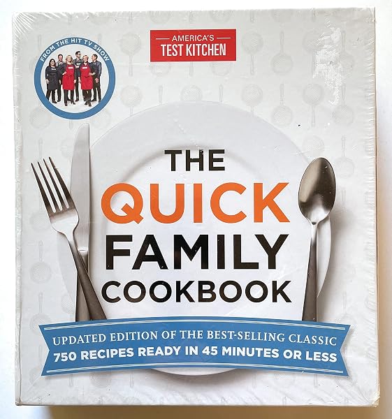 Cover of America's Test Kitchen Quick Family Cookbook - Upadated Edition