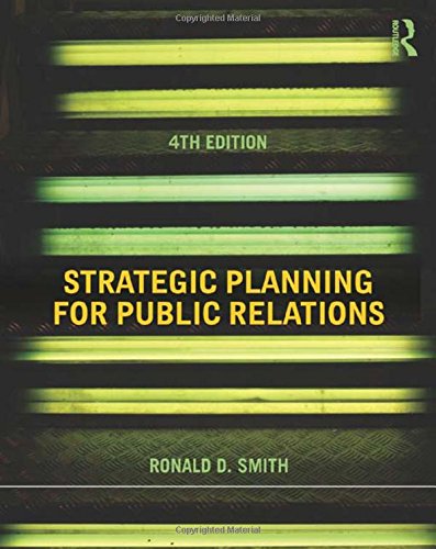 Cover of Strategic Planning for Public Relations [Paperback] Smith, Ronald D.