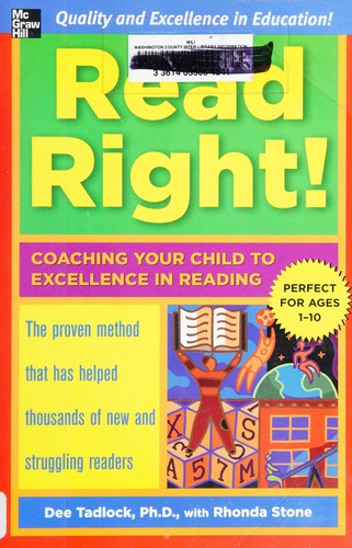 Cover of Read Right: Coaching Your Child to Excellence in Reading