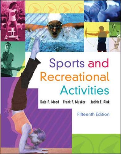Cover of Sports and Recreational Activities