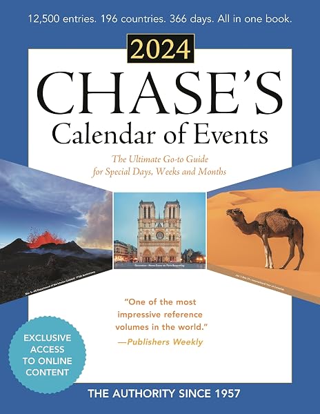 Cover of Chase's Calendar of Events 2024: The Ultimate Go-to Guide for Special Days, Weeks and Months
