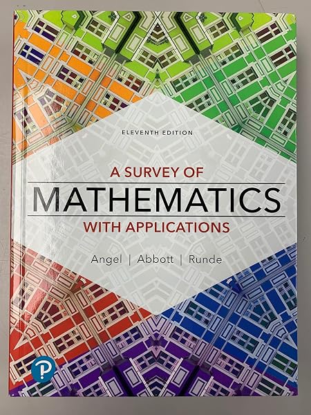 Cover of A Survey of Mathematics With Applications: High School Edition [Hardcover] Angel, Allen R.