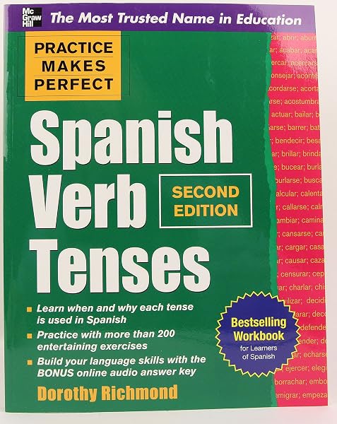 Cover of Practice Makes Perfect Spanish Verb Tenses, Second Edition
