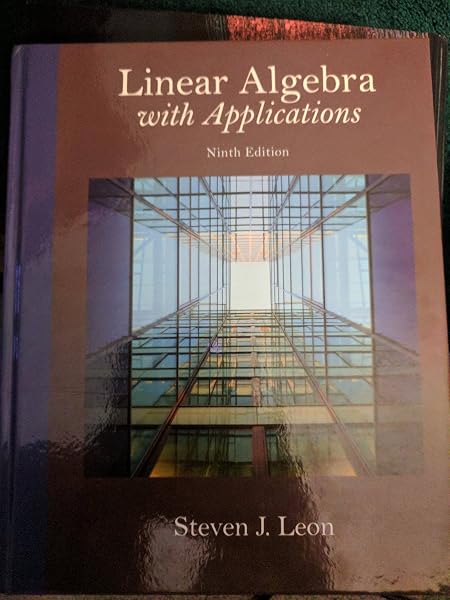 Cover of Linear Algebra with Applications (9th Edition)