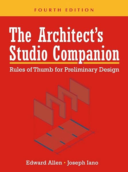 Cover of The Architect's Studio Companion: Rules of Thumb for Preliminary Design