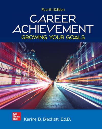 Cover of Loose Leaf Career Achievement: Growing Your Goals [Loose Leaf] Blackett, Karine Beth